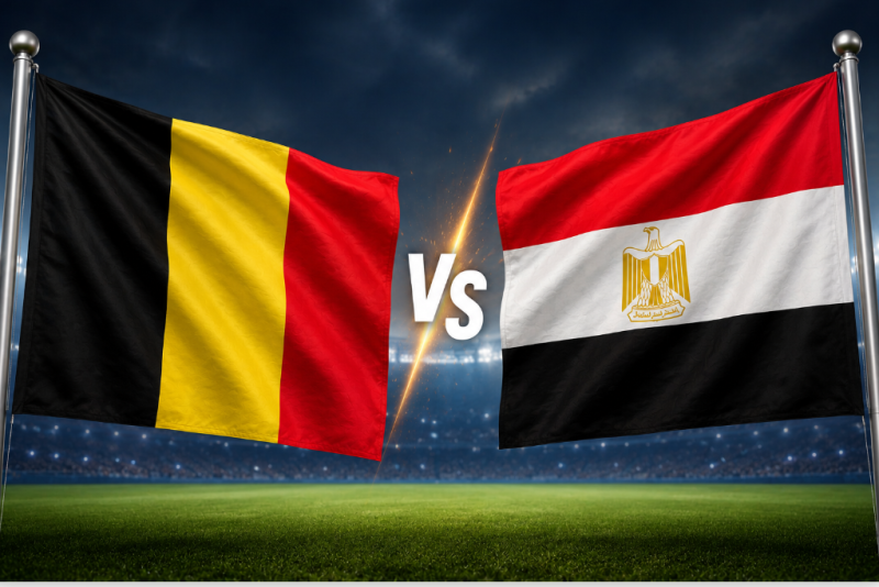 مشاهدة مباراة بلجيكا ومصر في كأس العالم